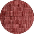 thumbnail image 1 of Ahgly Company Machine Washable Indoor Round Abstract Red Modern Area Rugs, 6' Round, 1 of 4
