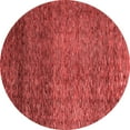 thumbnail image 1 of Ahgly Company Machine Washable Indoor Round Abstract Red Modern Area Rugs, 7' Round, 1 of 4