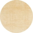 thumbnail image 1 of Ahgly Company Machine Washable Indoor Round Abstract Sun Yellow Area Rugs, 4' Round, 1 of 7