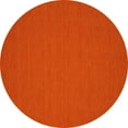 thumbnail image 1 of Ahgly Company Machine Washable Indoor Round Abstract Yellow Contemporary Area Rugs, 5' Round, 1 of 4