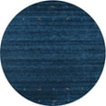 thumbnail image 1 of Ahgly Company Machine Washable Indoor Round Contemporary Blue Jay Blue Area Rugs, 6' Round, 1 of 7