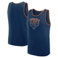 thumbnail image 1 of Men's Logo Athletic Navy Chicago Bears Unmatched Success Tank Top, 1 of 3