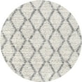 thumbnail image 1 of Ahgly Company Machine Washable Indoor Round Contemporary Dark Goldray Area Rugs, 7' Round, 1 of 7