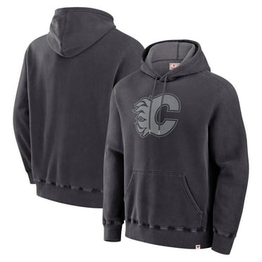 Men's Fanatics Black Calgary Flames Made in Canada Pullover Hoodie