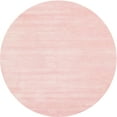 thumbnail image 1 of Ahgly Company Machine Washable Indoor Round Contemporary Light Red Pink Area Rugs, 5' Round, 1 of 7