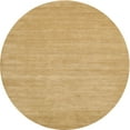 thumbnail image 1 of Ahgly Company Machine Washable Indoor Round Contemporary Yellow Area Rugs, 6' Round, 1 of 7
