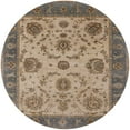 thumbnail image 1 of Ahgly Company Machine Washable Indoor Round Industrial Modern Camel Brown Area Rugs, 3' Round, 1 of 7