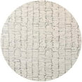 thumbnail image 1 of Ahgly Company Machine Washable Indoor Round Industrial Modern Champagne Beige Area Rugs, 8' Round, 1 of 7