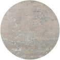 thumbnail image 1 of Ahgly Company Machine Washable Indoor Round Industrial Modern Pale Silver Gray Area Rugs, 7' Round, 1 of 7