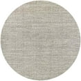 thumbnail image 1 of Ahgly Company Machine Washable Indoor Round Industrial Modern White Gold Area Rugs, 3' Round, 1 of 1