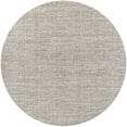 thumbnail image 1 of Ahgly Company Machine Washable Indoor Round Industrial Modern White Gold Area Rugs, 6' Round, 1 of 7