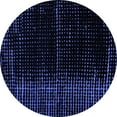 thumbnail image 1 of Ahgly Company Machine Washable Indoor Round Oriental Blue Modern Area Rugs, 6' Round, 1 of 4
