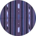 thumbnail image 1 of Ahgly Company Machine Washable Indoor Round Oriental Blue Traditional Area Rugs, 7' Round, 1 of 4