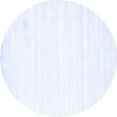 thumbnail image 1 of Ahgly Company Machine Washable Indoor Round Solid Blue Modern Area Rugs, 3' Round, 1 of 4