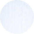 thumbnail image 1 of Ahgly Company Machine Washable Indoor Round Solid Blue Modern Area Rugs, 5' Round, 1 of 4