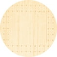 thumbnail image 1 of Ahgly Company Machine Washable Indoor Round Solid Brown Modern Area Rugs, 8' Round, 1 of 4