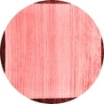 thumbnail image 1 of Ahgly Company Machine Washable Indoor Round Solid Red Modern Area Rugs, 6' Round, 1 of 4