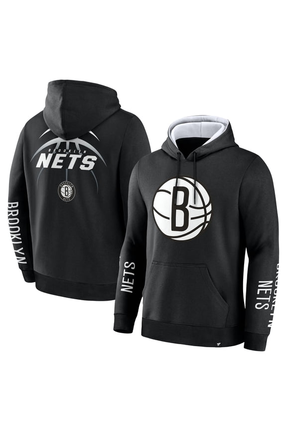 Men's Fanatics Black Brooklyn Nets Legacy Guard Pullover Hoodie