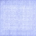 thumbnail image 1 of Ahgly Company Machine Washable Indoor Square Abstract Blue Contemporary Area Rugs, 4' Square, 1 of 4