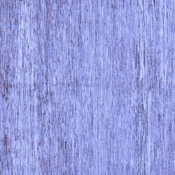 Ahgly Company Machine Washable Indoor Square Abstract Blue Modern Area Rugs, 4' Square