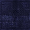 thumbnail image 1 of Ahgly Company Machine Washable Indoor Square Abstract Blue Modern Area Rugs, 6' Square, 1 of 4