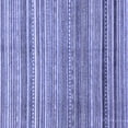 thumbnail image 1 of Ahgly Company Machine Washable Indoor Square Abstract Blue Modern Area Rugs, 7' Square, 1 of 4