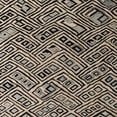 thumbnail image 1 of Ahgly Company Machine Washable Indoor Square Abstract Charcoal Black Area Rugs, 6' Square, 1 of 7