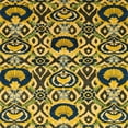 thumbnail image 1 of Ahgly Company Machine Washable Indoor Square Abstract Gen Brown Yellow Area Rugs, 5' Square, 1 of 7