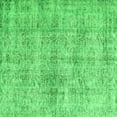 thumbnail image 1 of Ahgly Company Machine Washable Indoor Square Abstract Green Contemporary Area Rugs, 4' Square, 1 of 1