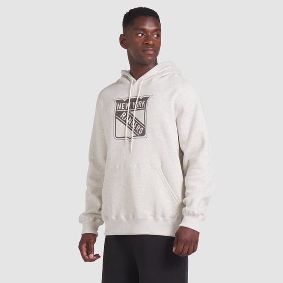 Men's Fanatics Cream New York Rangers Made in Canada Pullover Hoodie