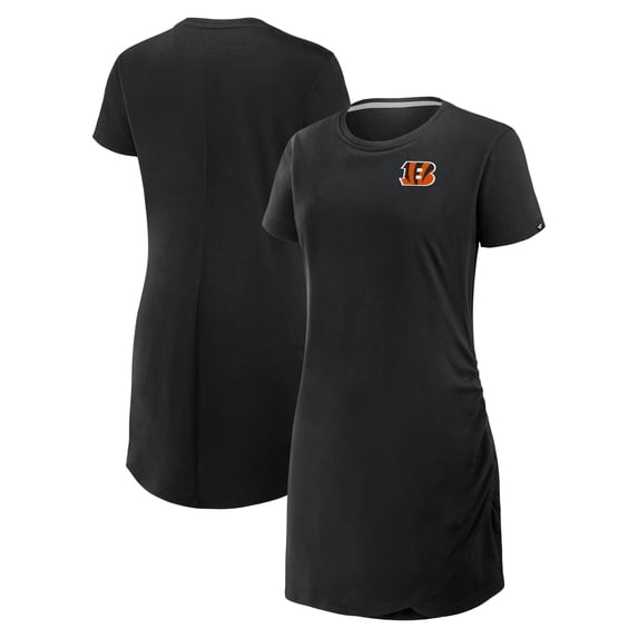 Women's Fanatics Black Cincinnati Bengals Relaxed Fit Drape Dress