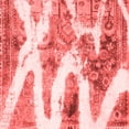 thumbnail image 1 of Ahgly Company Machine Washable Indoor Square Abstract Red Modern Area Rugs, 4' Square, 1 of 4