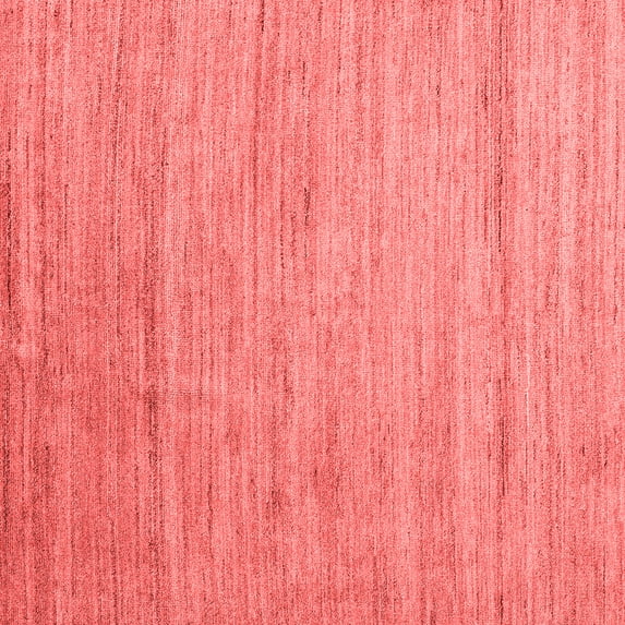 Ahgly Company Machine Washable Indoor Square Abstract Red Modern Area Rugs, 5' Square