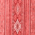 thumbnail image 1 of Ahgly Company Machine Washable Indoor Square Abstract Red Modern Area Rugs, 6' Square, 1 of 4