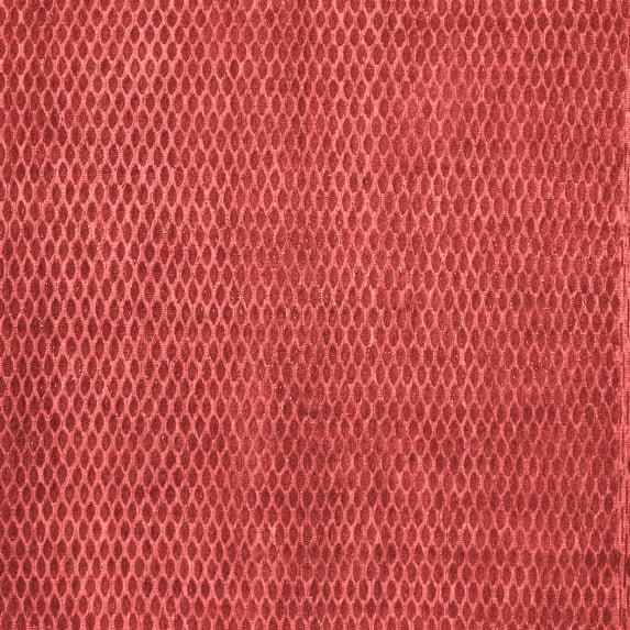 Ahgly Company Machine Washable Indoor Square Abstract Red Modern Area Rugs, 7' Square