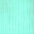 thumbnail image 1 of Ahgly Company Machine Washable Indoor Square Abstract Turquoise Blue Contemporary Area Rugs, 7' Square, 1 of 4