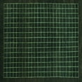 thumbnail image 1 of Ahgly Company Machine Washable Indoor Square Abstract Turquoise Blue Modern Area Rugs, 6' Square, 1 of 4