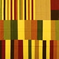 thumbnail image 1 of Ahgly Company Machine Washable Indoor Square Abstract Yellow Contemporary Area Rugs, 5' Square, 1 of 4