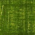 thumbnail image 1 of Ahgly Company Machine Washable Indoor Square Abstract Yellow Modern Area Rugs, 3' Square, 1 of 4