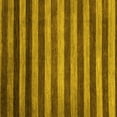 thumbnail image 1 of Ahgly Company Machine Washable Indoor Square Abstract Yellow Modern Area Rugs, 5' Square, 1 of 4