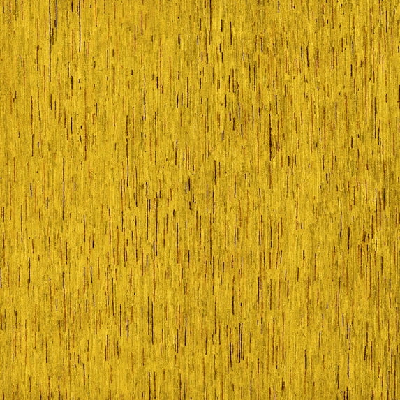 Ahgly Company Machine Washable Indoor Square Abstract Yellow Modern Area Rugs, 7' Square