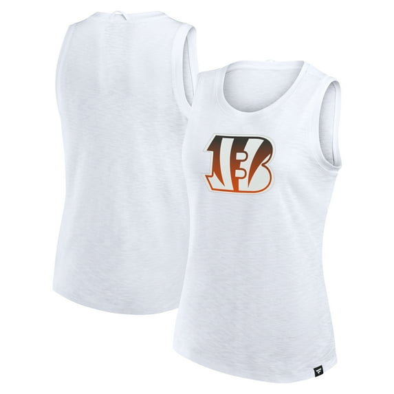 Women's-Fanatics White Cincinnati Bengals Slub Tank Top