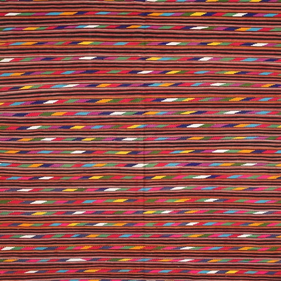 Ahgly Company Machine Washable Indoor Square Contemporary Gold Brown Area Rugs, 3' Square