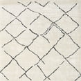 thumbnail image 1 of Ahgly Company Machine Washable Indoor Square Contemporary Pale Silver Gray Area Rugs, 7' Square, 1 of 7