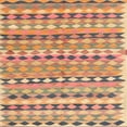 thumbnail image 1 of Ahgly Company Machine Washable Indoor Square Contemporary Rust Pink Area Rugs, 7' Square, 1 of 7