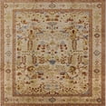 thumbnail image 1 of Ahgly Company Machine Washable Indoor Square Industrial Modern Brown Sugar Brown Area Rugs, 4' Square, 1 of 1
