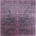 thumbnail image 1 of Ahgly Company Machine Washable Indoor Square Industrial Modern Plum Purple Area Rugs, 3' Square, 1 of 7