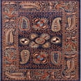 thumbnail image 1 of Ahgly Company Machine Washable Indoor Square Industrial Modern Rose Dust Purple Area Rugs, 6' Square, 1 of 7