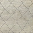thumbnail image 1 of Ahgly Company Machine Washable Indoor Square Industrial Modern White Gold Area Rugs, 5' Square, 1 of 7