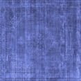 thumbnail image 1 of Ahgly Company Machine Washable Indoor Square Oriental Blue Industrial Area Rugs, 4' Square, 1 of 4